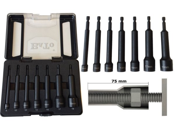 BaTo boltbitssæt 1/4"
