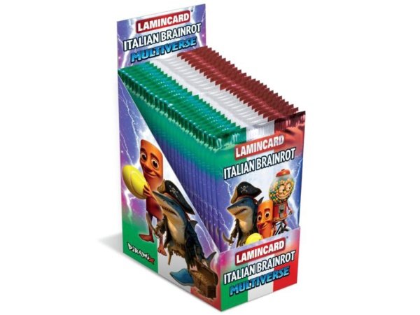 Brainrot Collectible Cards 5-pakke Wave 2 10-4.dk Pakke med Brainrot Collectible Cards Wave 2 (5 kort) – 4 standard + 1 specialkort – samlerkort 10-4.dk