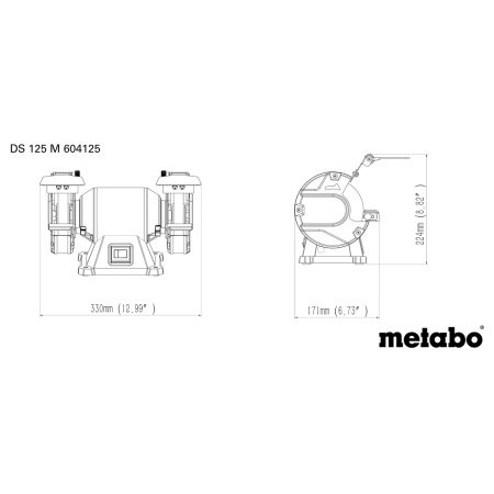 Metabo bænksliber