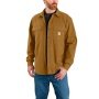 Carhartt skjortejakke 105419B33 med knapper. Billedet viser produktet på model forfra.