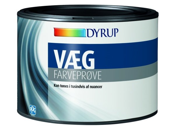 Dyrup farvetester væg