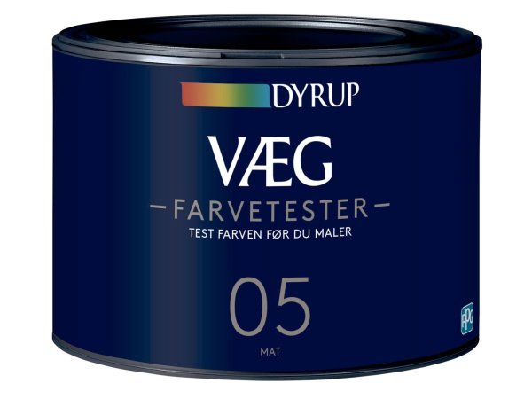 Dyrup farvetester væg