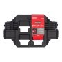 Milwaukee PACKOUT monteringsplade. Til fastgørelse af mindre PACKOUT- enheder og ophæng. Billedet viser produktet forfra.