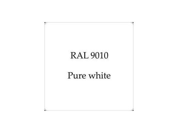 CT hjørneliste hvidmalet