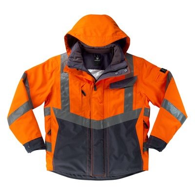 Orange/mørk marine