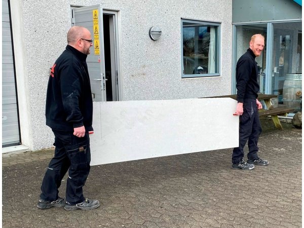 Svalk pladebære-håndtag