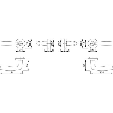 Hoppe Vitoria dørgreb