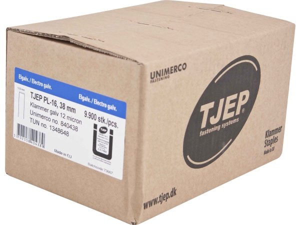 Tjep klammer elgalv. PL-16