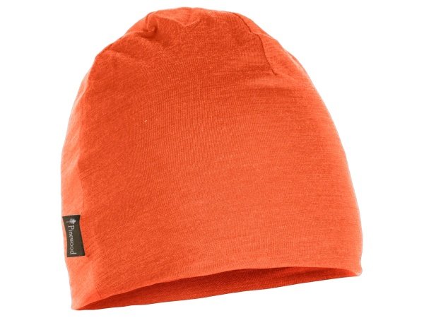 Pinewood Merino uldhue i orange. Billedet viser produktet med hvid baggrund.