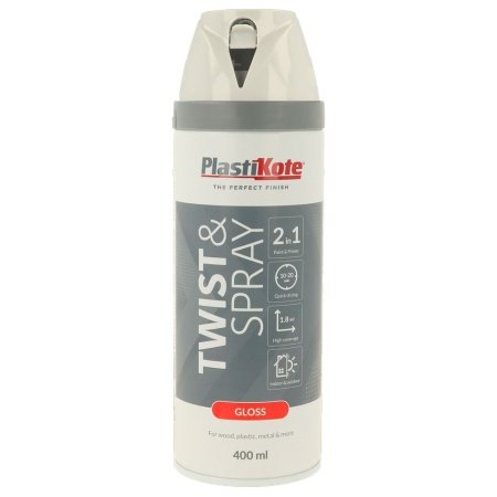 Plasti-kote hvid blank 9010