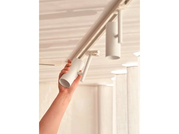 Nordlux Jerome Link Spot Skinnesystem Hvid. Billedet viser produktet med hvid baggrund.