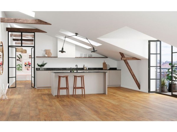 Moland Bastion Rustik Eg vinylgulv hos 10-4.dk Slidstærkt og vandtæt gulv som er let at installere