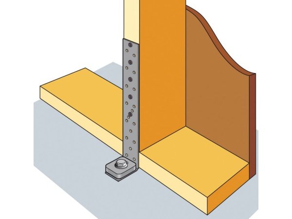 Simpson underlagsskive US40/50 40 x 50 x 10 mm. Billedet viser produktet med hvid baggrund.