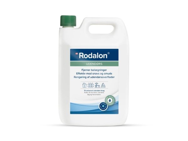 Rodalon Udendørs 2,5 liter 10-4.dk Effektiv rengøring til udendørs overflader