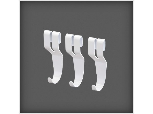 Elfa multikroge hvid