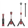 Milwaukee arbejdslampe m/stativ M12 SAL-0. Billedet viser produktets dele.