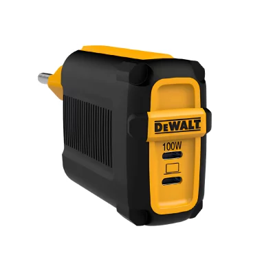 Dewalt oplader (2xUSB-C). Produkt vises