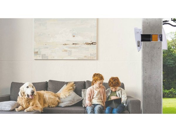 Duka One S4 plus m/Wifi, Ø100mm. Billedet viser produktet i fugleperspektiv