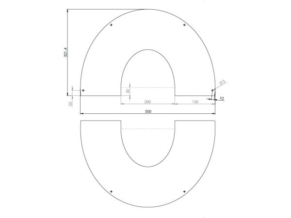 Schiedel loftkrave 39-50°. Produkt vises