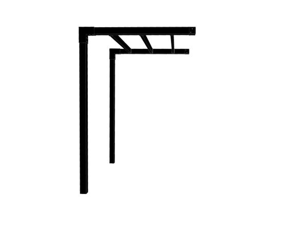 Plus Arcade Pergola model 1 Plus Arcade Pergola model 1, produkt set fra siden