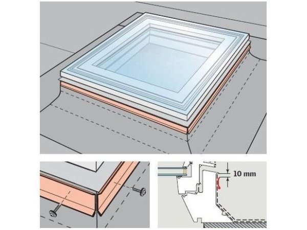 Velux fastgørelsesliste alu