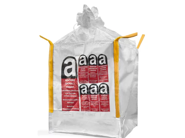 Asbest bigbag topindkast