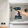 Festool batteri. Produkt vises i miljø 