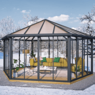 Garda havepavillon grå Garda havepavillon grå
