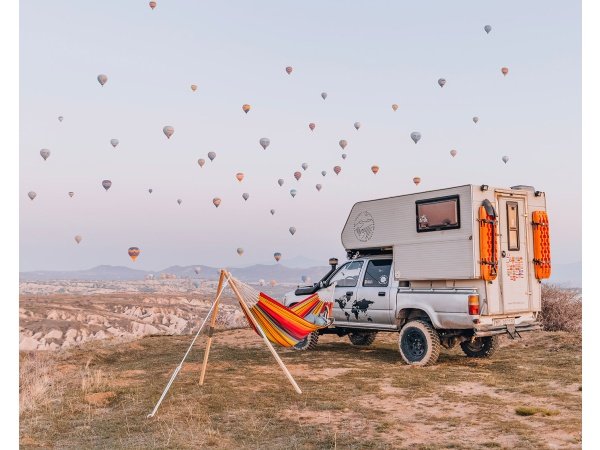 Praktisk løsning til hængekøjer