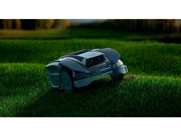 Sunseeker S5 robotplæneklipper. Produkt vises