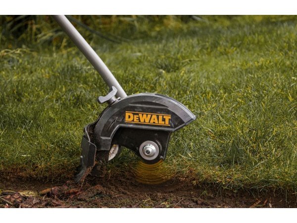 Dewalt kantskæreforsats. Produkt vises forfra