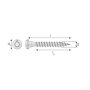 Simpson Strong-Tie CSA beslagskrue CSA5.0X40S