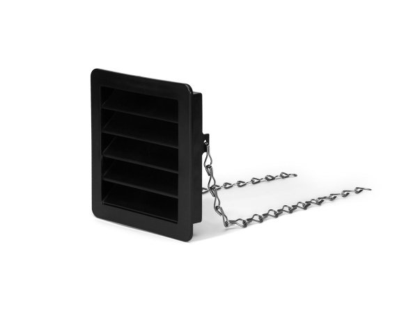 Viksa jalousirist type 1 sort Viksa jalousirist type 1 sort passer til gennemføringsrør 130 x 140 mm