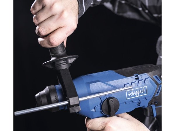 Scheppach bore-/mejselhammer BC-RHD230-X 20V solo. Billedet viser produktet med hvid baggrund.