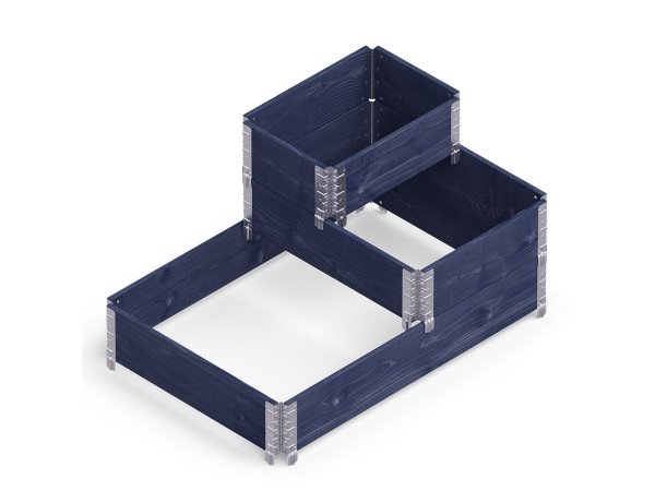 Pindstrup trappehøjbed, sort