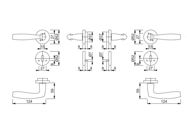 Hoppe Vitoria dørgreb
