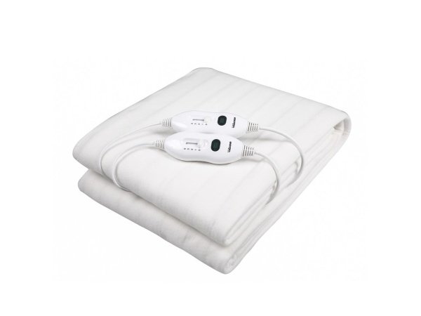 Tristar BW-4752 elektrisk varmelagen Tristar BW-4752 elektrisk varmelagen til dobbeltseng, 160 x 140 cm, med tre varmeindstillinger og overophedningsbeskyttelse. Billedet viser hele produktet.