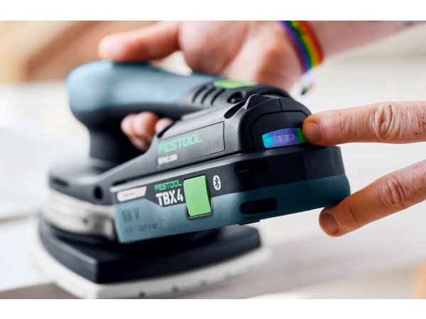 Festool batteri. Produkt vises