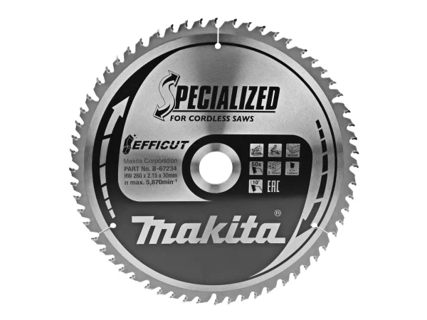 Makita TCT 60T savklinge