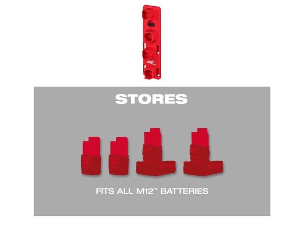 Milwaukee batteriholder