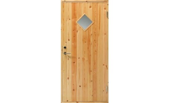 Swedoor udhusdør m/glas 4/58