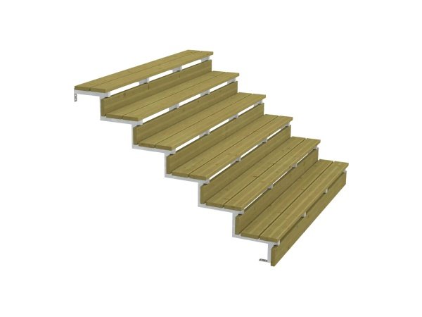 Plus terrassetrappe 6 trin