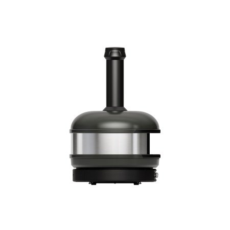 Gozney Dome pizzaovn Gozney Dome pizzaovn Gen 2.0, Dual Fuel, sort. Billedet viser produktet forfra og tændt.