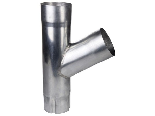 Plastmo grenrør zink Plastmo grenrør zink Ø75mm 60 gr