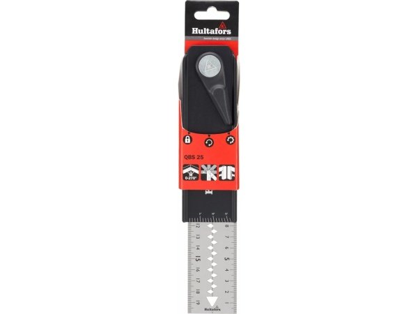 Hultafors quattro smigvinkel QBS 25 cm. Billedet viser produktet helt åbent