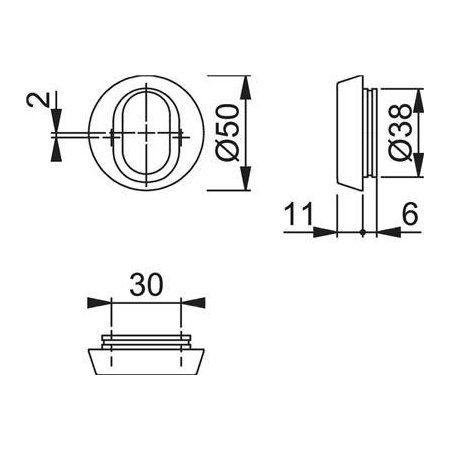 Hoppe cylinderring