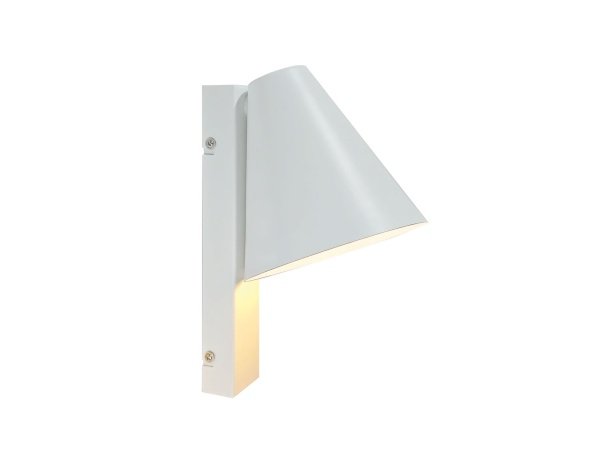 Nordlux Wilmer væglampe i hvid. Billedet viser produktet med hvid baggrund.