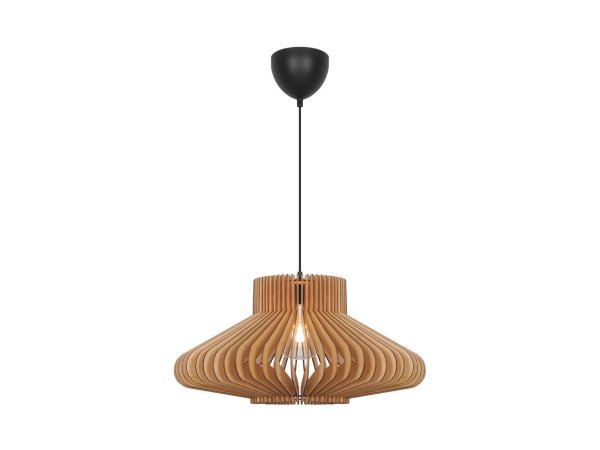 Nordlux Manago pendel natur. Billedet viser produktet med hvid baggrund.