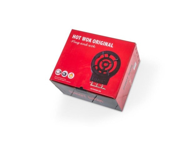 Hot Wok Original gasblus Hot Wok Original gasblus inkl. regulator/wok/slange. Billedet viser produkt med hvid baggrund.