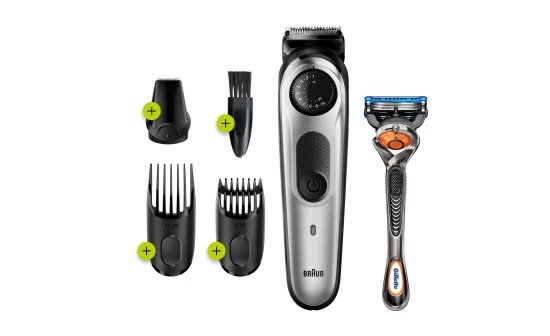 Braun skægtrimmer m/tilbehør